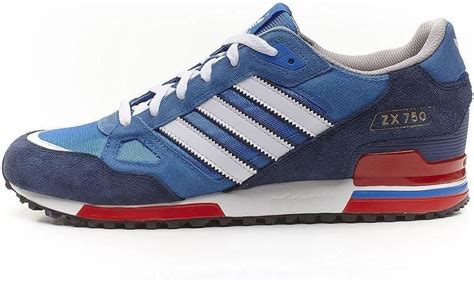 adidas zx 750 weiß blau rot|Adidas blue originals zx 750.